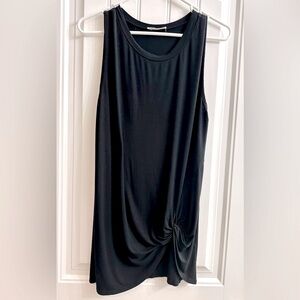 Tunic/Long Tank Top with Front Knot/Twist - M